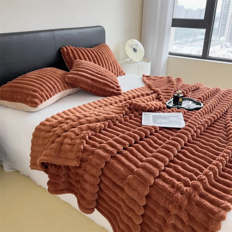 Wide Striped Blanket
