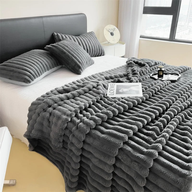 Wide Striped Blanket
