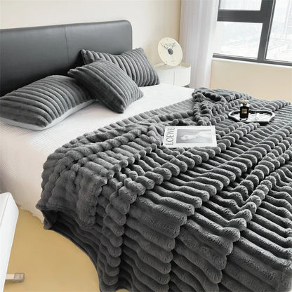 Wide Striped Blanket