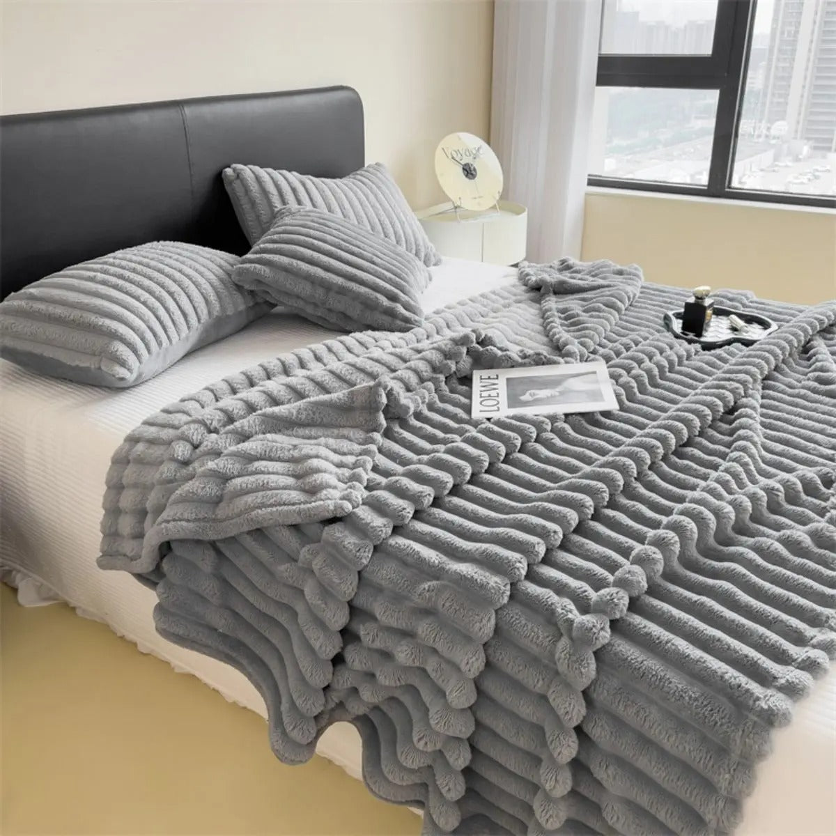 Wide Striped Blanket