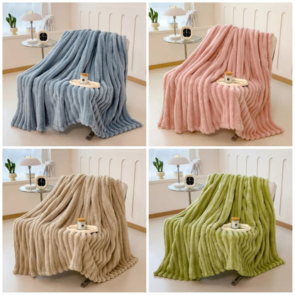 Wide Striped Blanket