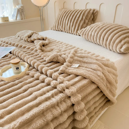 Wide Striped Blanket